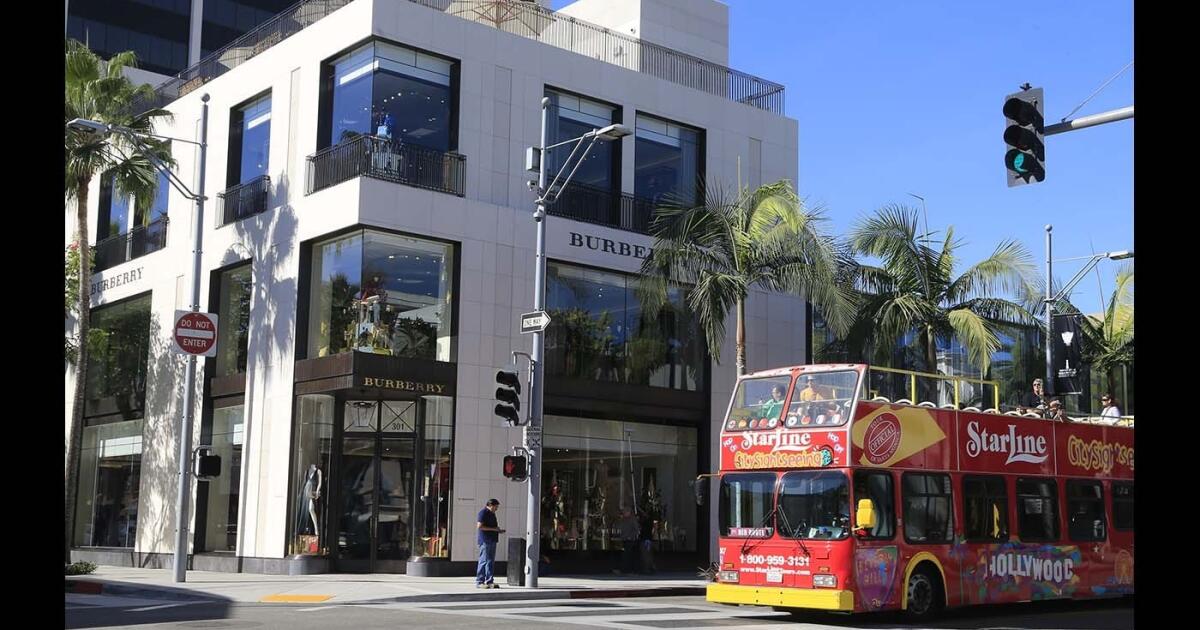 Burberry store discount los angeles